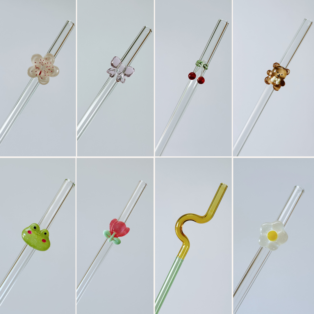GLASS STRAWS