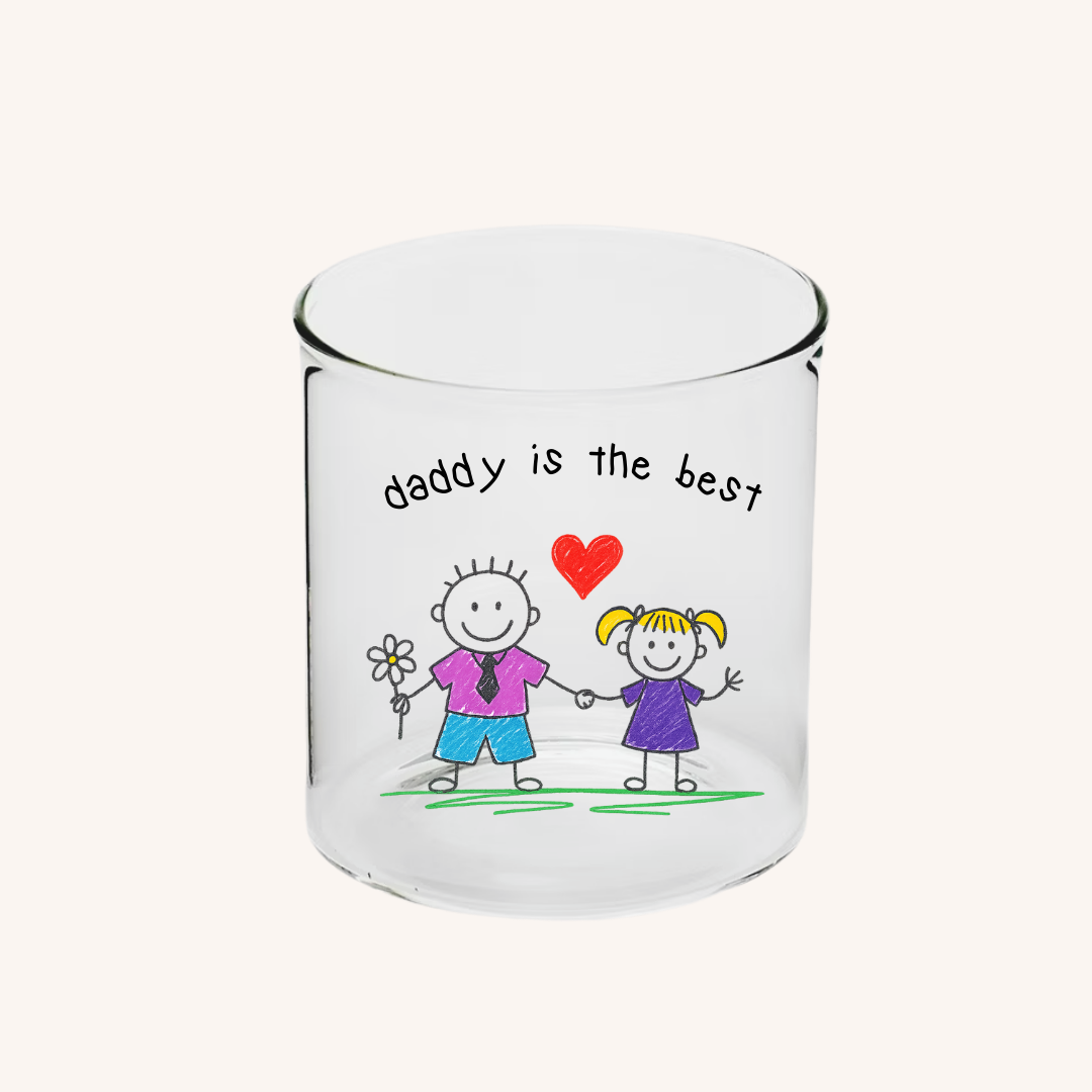 Hand-drawn Mini Glass Cup